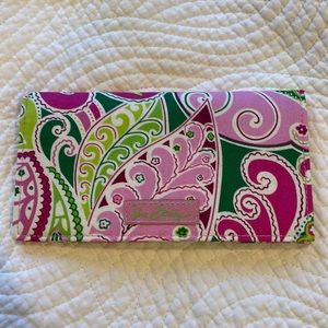 Vera Bradley Checkbook Cover Pinwheel Pink